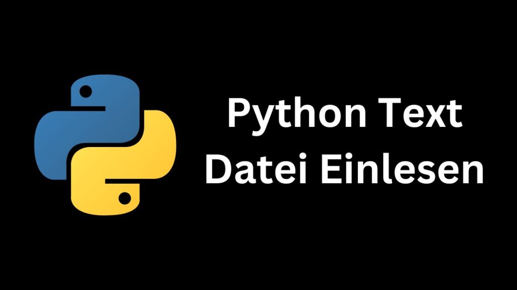 Python Text Datei Einlesen